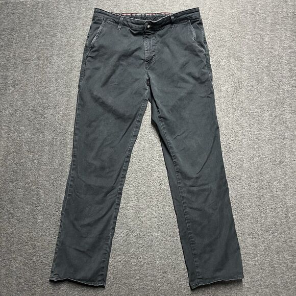 AG Adriano Goldschmied The Wanderer Slim Trouser Pants Men's Size 33 R Black - Picture 1 of 7